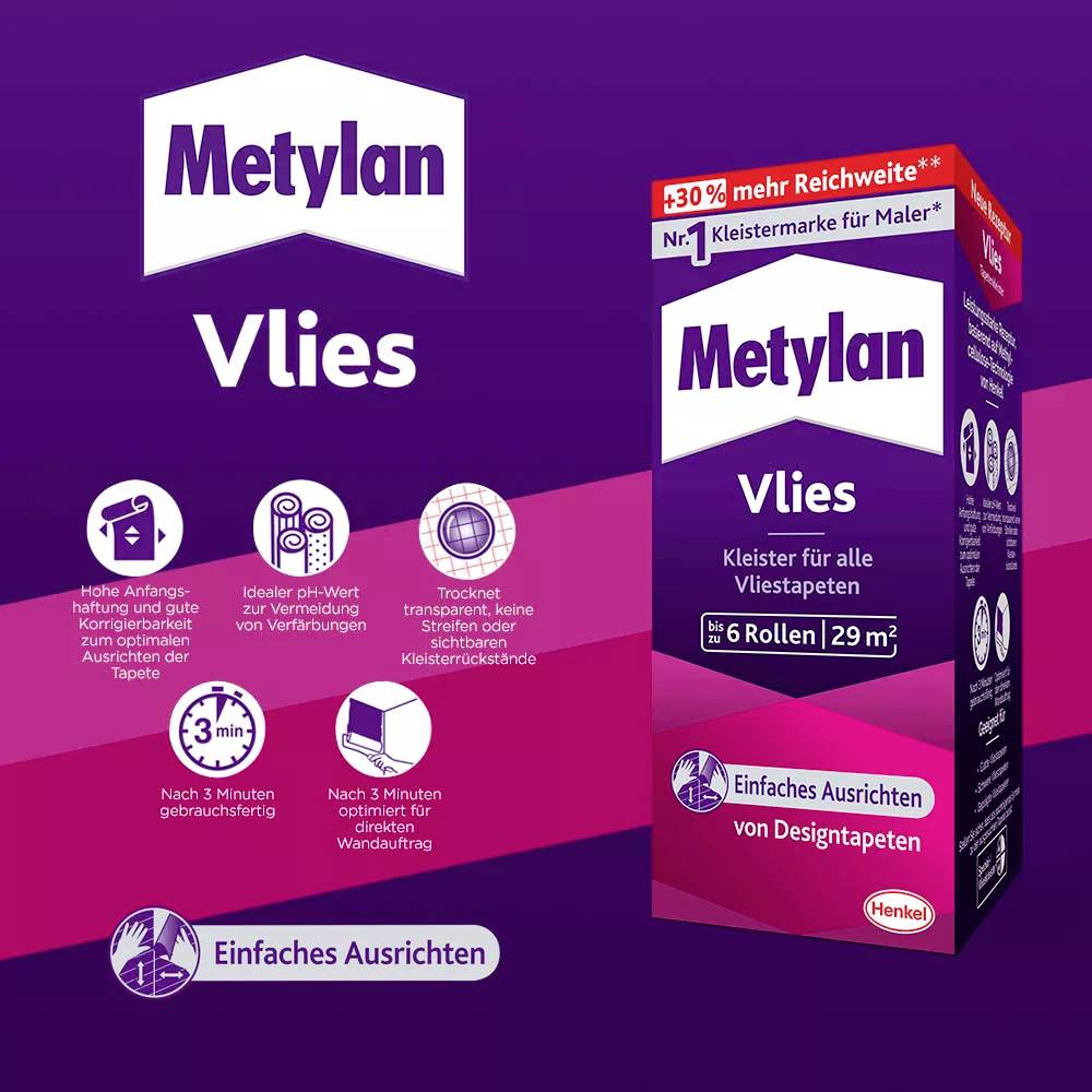 Image du symbole pour Metylan Vlies Colle pour papier peint MPV20 180 g