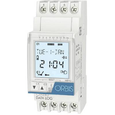 ORBIS Zeitschalttechnik DATA LOG 230 V Programmateur horaire pour rail numérique 250 V/AC 