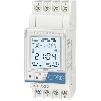 ORBIS Zeitschalttechnik DATA LOG 2  230 V Programmateur horaire pour rail numérique 250 V/AC 