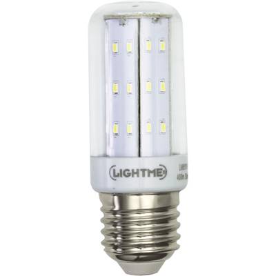 LightMe LM85361 LED CEE 2021 F (A - G) E27 forme de bâton 8 W = 60 W blanc neutre (Ø x L) 40 mm x 112 mm non dimmable 1 
