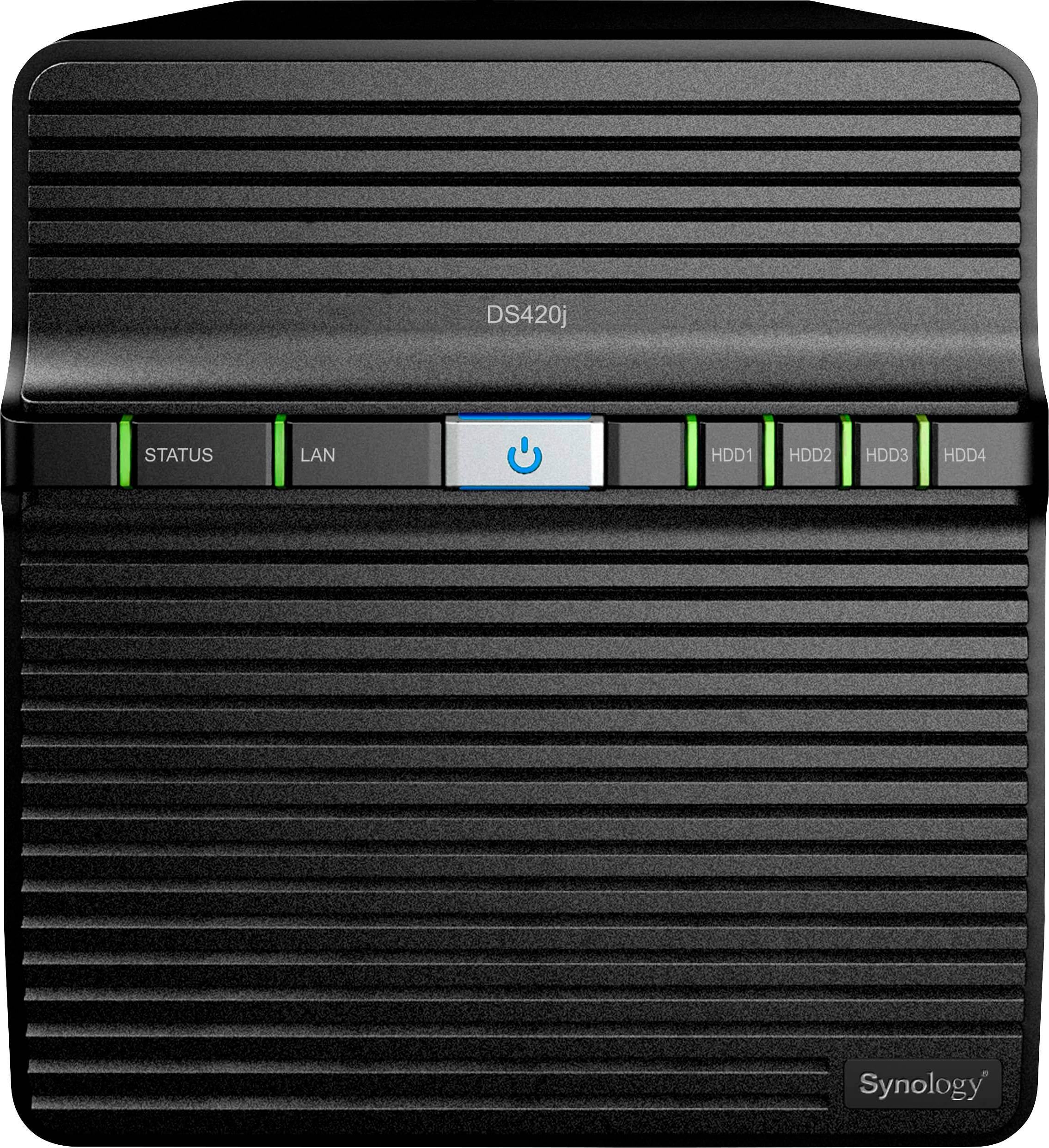 Synology DiskStation DS420j Serveur NAS 12 TB 4 baie équipé de 4x 3To DS420J 12TB (4x3TB)-3