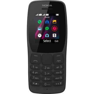 Nokia 110 Téléphone portable double SIM noir