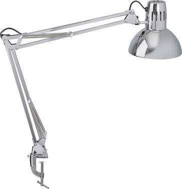 Maul MAULstudy chrome 8230796 Lampe à LED de table LED E27   chrome
