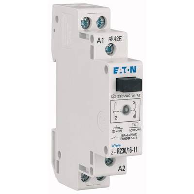Eaton Z-R23/16-20 Relais d'installation Tension nominale: 24 V/DC Courant de commutation (max.): 16 A 2 NO (T) 1 pc(s)-0