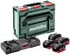 Metabo Basic-Set 4x LiHD 5.5Ah ASC 145 DUO Chargeur de bloc de batterie 685180000 + 4 batteries, + mallette