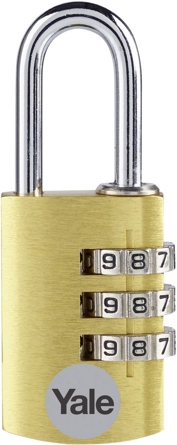 YALE YE3CB/20/121/1/GO Cadenas 20 mm    or avec serrure à combinaison
