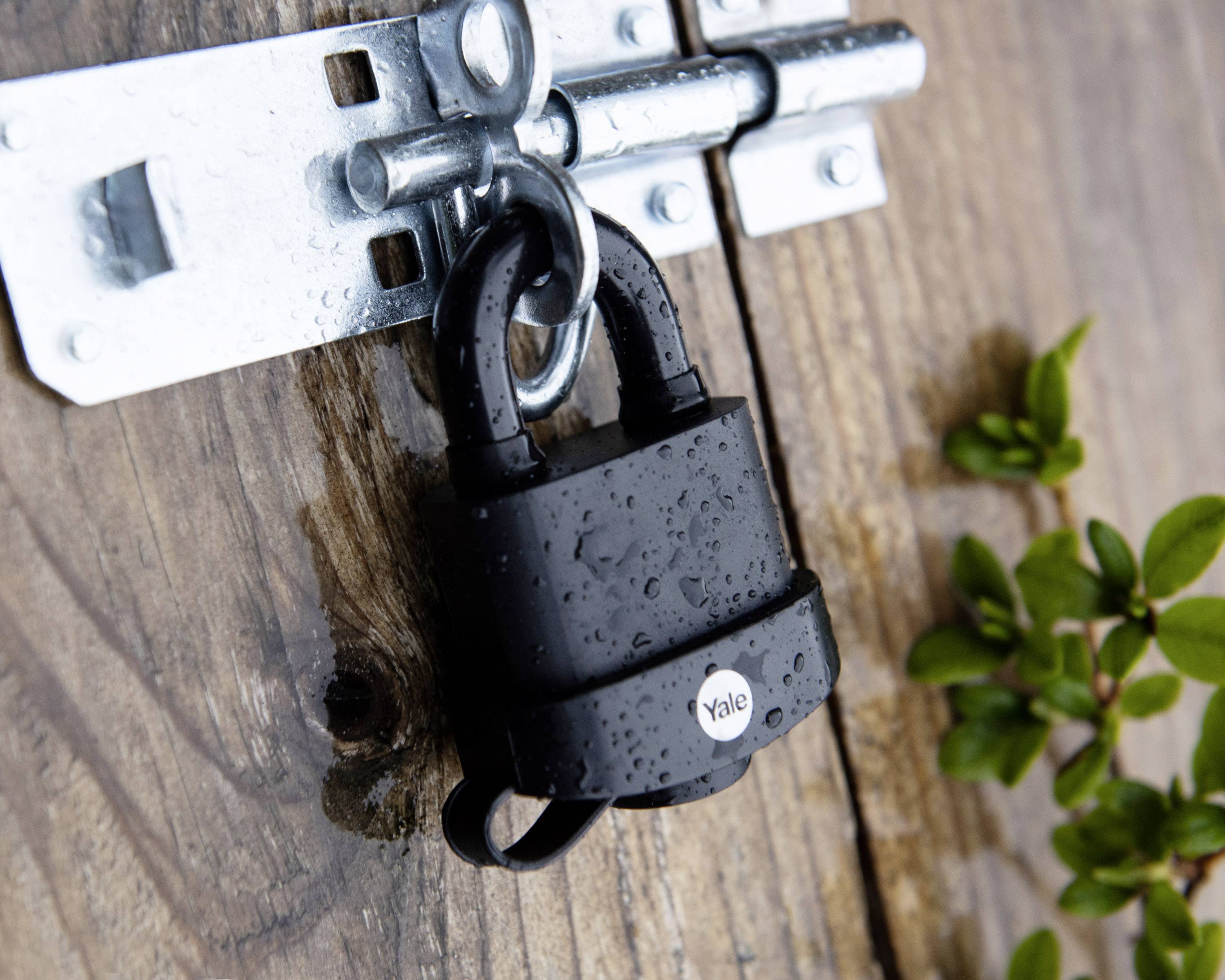 YALE Y220B/61/123/1 Cadenas 61 mm noir avec serrure à combinaison-2