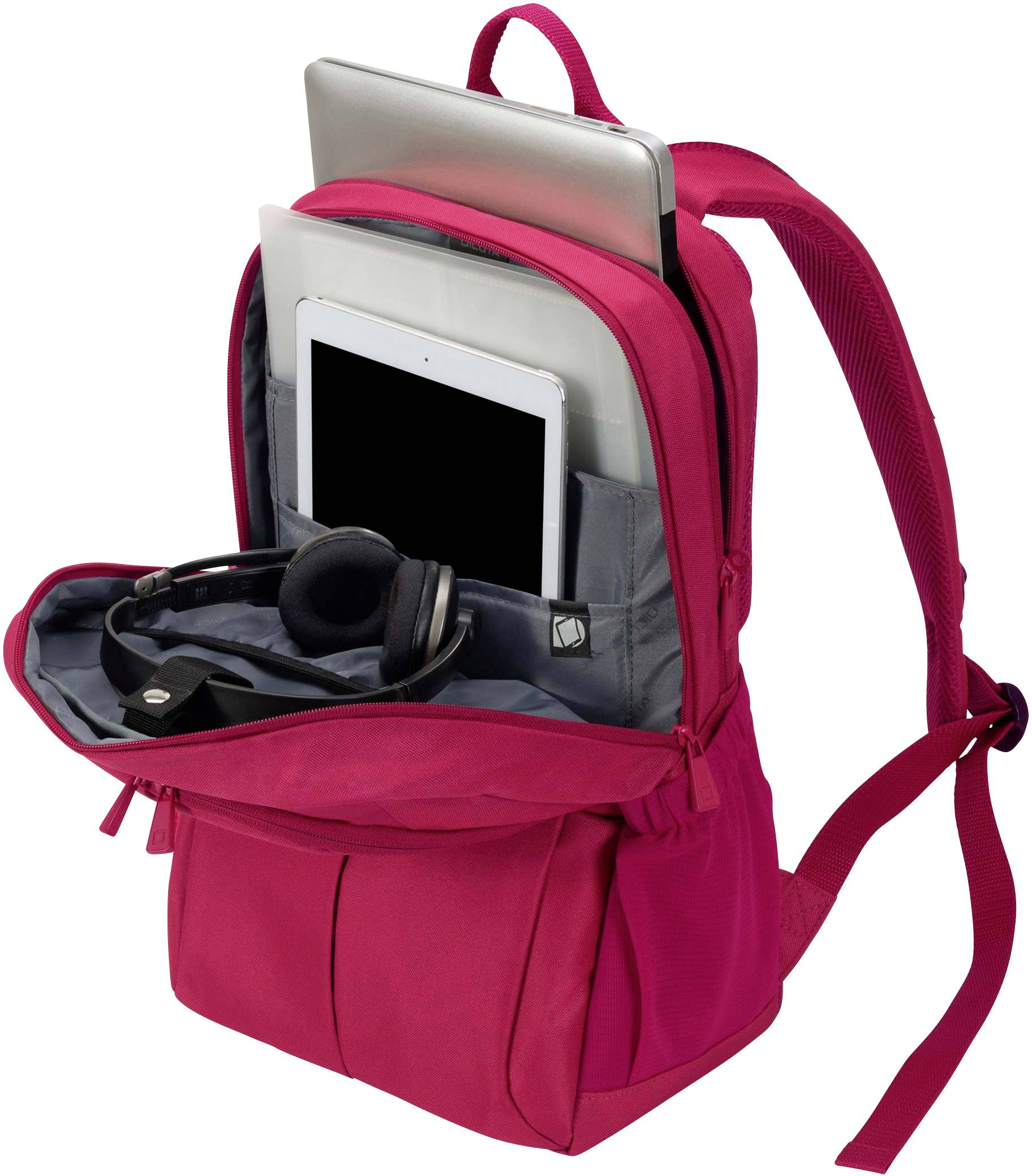 Dicota Sac à dos DICOTA Eco Backpack Scale - Notebook-Ruc Dimension maximale: 39,6 cm (15,6") rouge-7