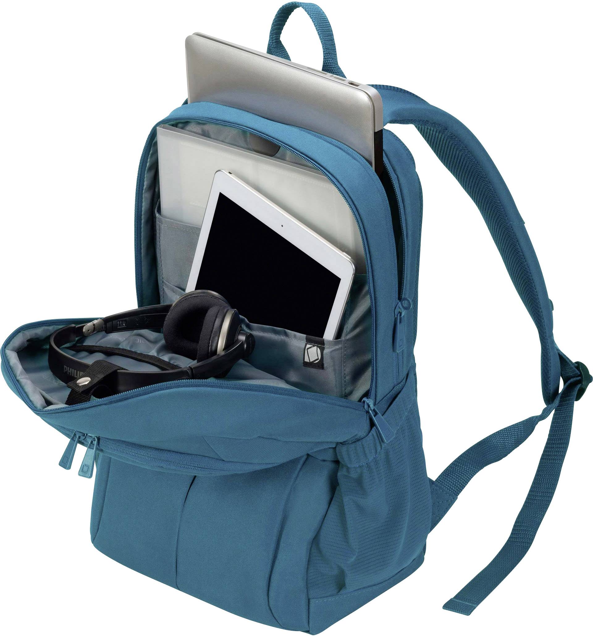 Dicota Sac à dos DICOTA Eco Backpack Scale - Notebook-Ruc Dimension maximale: 39,6 cm (15,6") bleu-3