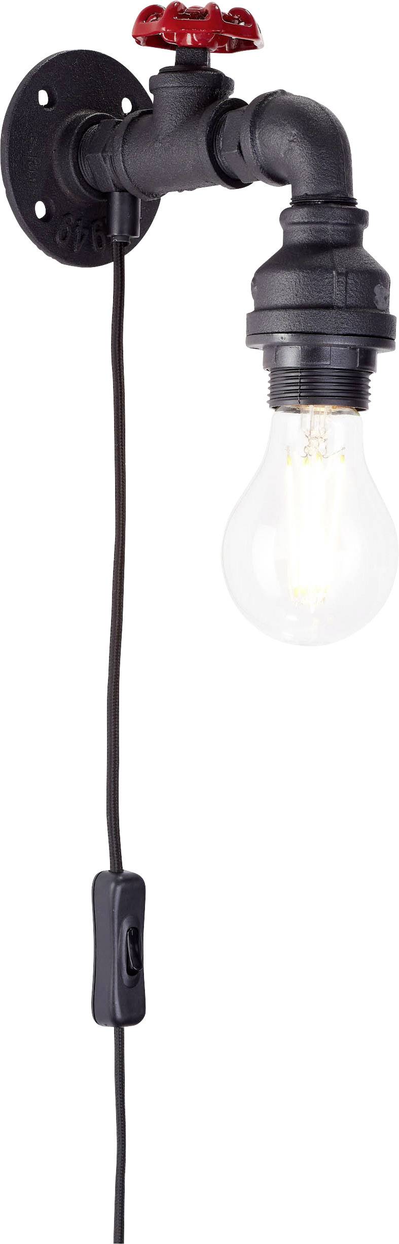 Brilliant Torchlamp 96846/06 Applique E27 60 W noir