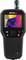 Appareil portable de mesure thermique avec écran intégré, affichant les différences de température en couleurs. Logo du fabricant en haut.