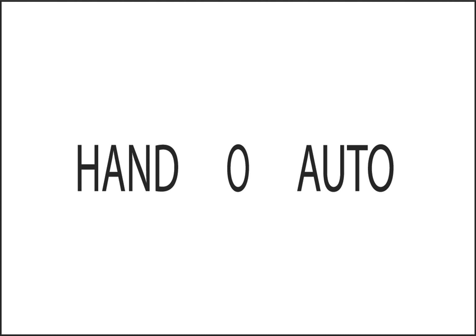 "Main ou Voiture" est écrit en grandes lettres côte à côte, probablement un indice suggérant un choix entre un fonctionnement manuel et une commande automatique.