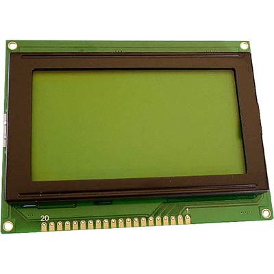 Display Elektronik Écran LCD  noir jaune-vert 128 x 64 Pixel (l x H x P) 93 x 70 x 10.8 mm  