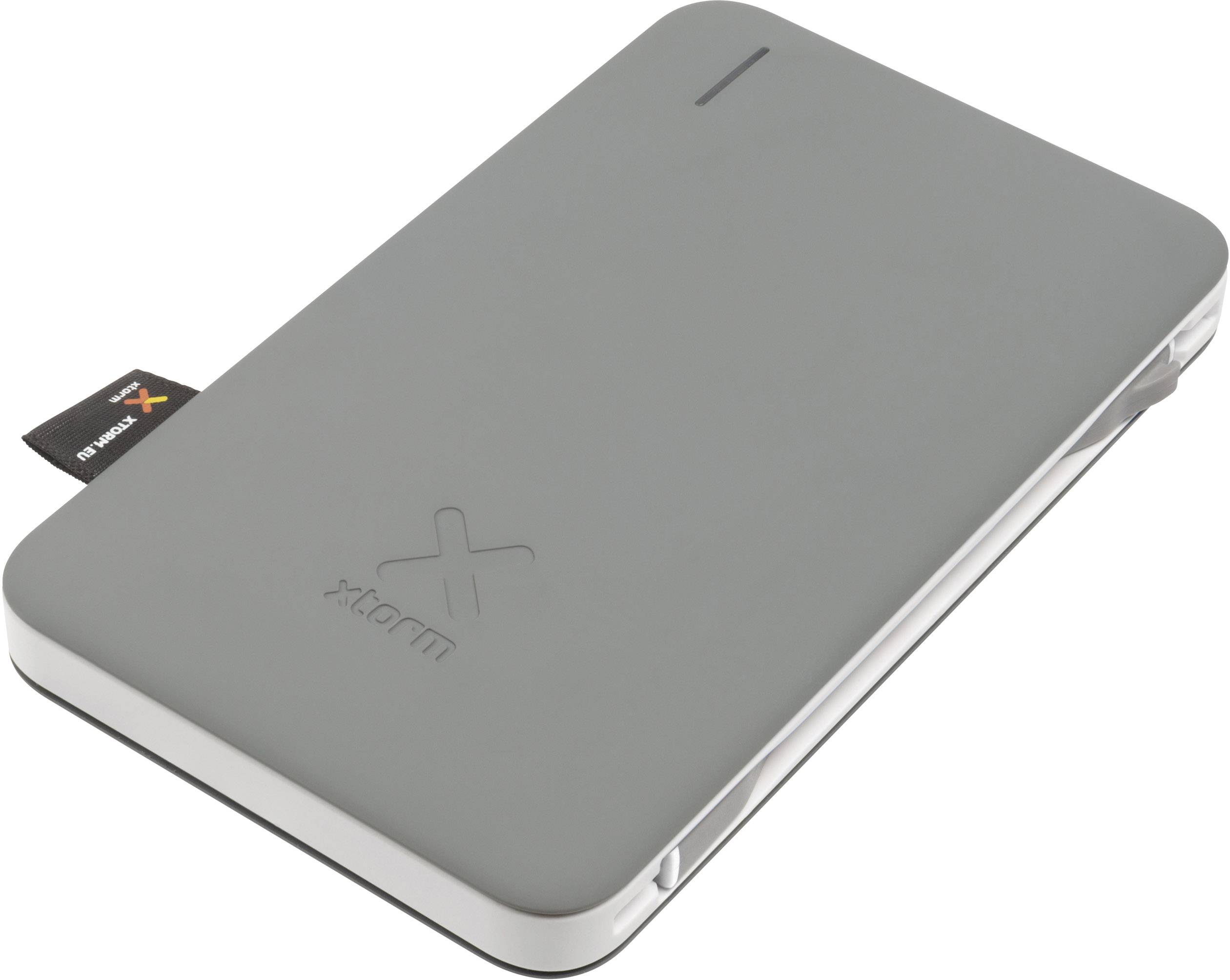 Xtorm by A-Solar Hubble Powerbank (batterie supplémentaire) 6000 mAh Quick Charge 3.0 LiPo USB-A, USB-C® gris, blanc Aff-3