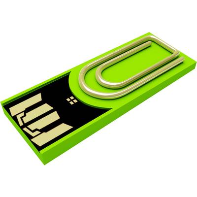 Xlyne Clip/Me Clé USB 8 GB vert Clip/Me USB 2.0