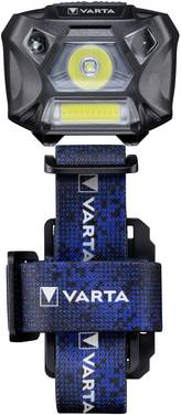 Lampe frontale LED Varta Work Flex Motion Sensor H20 à pile(s) 58 g 20 h noir, bleu