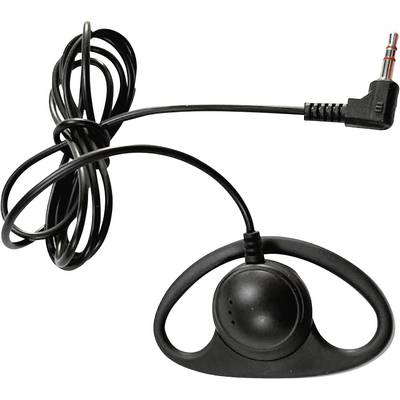 Écouteur noir avec câble et jack 3,5 mm, adapté aux appareils audio.
