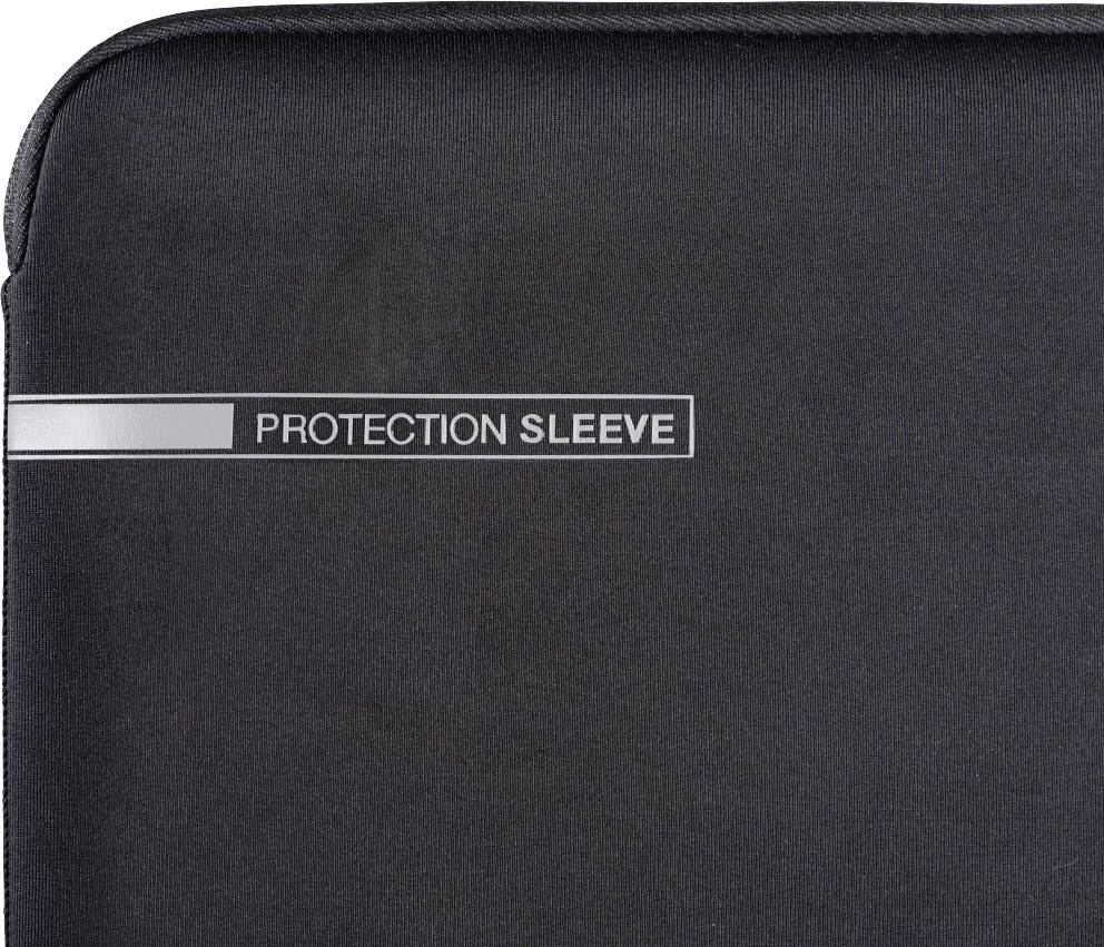 Housse de protection noire portant l'inscription 'PROTECTION SLEEVE' en texte blanc sur la face avant.