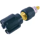 Cliff CL159711A Fiche femelle de laboratoire Femelle Ø de la broche: 4 mm noir 1 pc(s) Piece