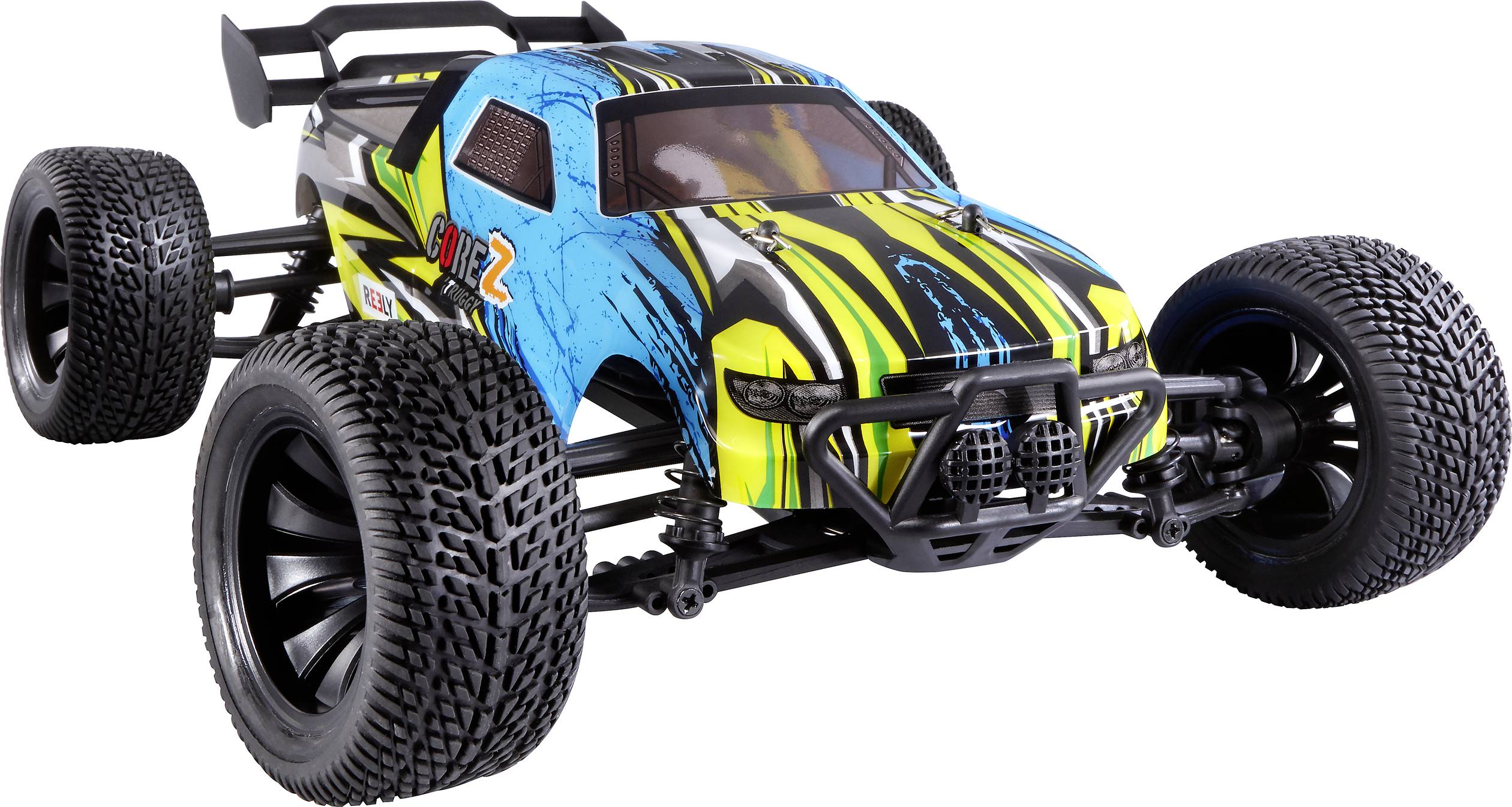 Roues Complètes Reely 1:10 Pour Truggy - Profil Street, Jantes 5 Rayons Gris-titane, 2 Pièces - 2