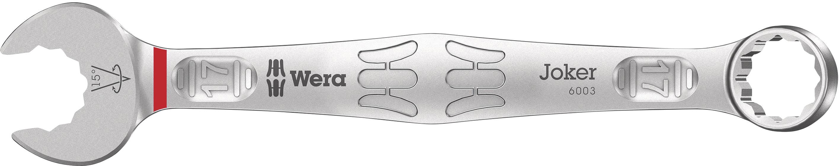 Wera 05020208001 6003 Joker Clé mixte Ouverture de clé (métrique) 17 mm