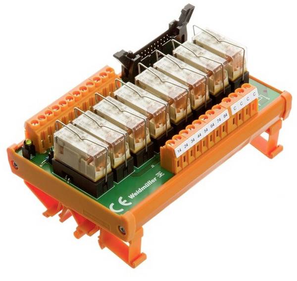 Weidmüller Carte relais avec indicateur LED 1 pc(s)  RSM-8 24VDC 1NO + C Z 1 NO (T) 24 V/DC Piece