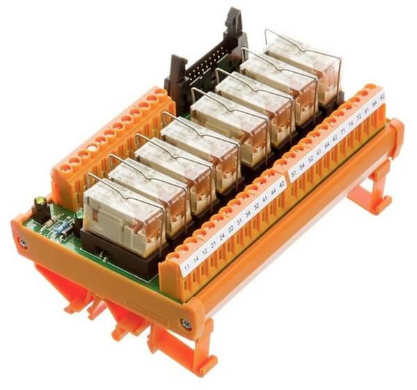 Weidmüller Carte relais avec indicateur LED 1 pc(s)  RSM-8H 24V+ 1CO S 1 inverseur (RT) 24 V/DC Piece