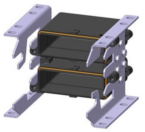 HDC IP68 HP 24B X2 AS S Weidmüller Contenu: 1 pc(s) Boîtier pour connecteur