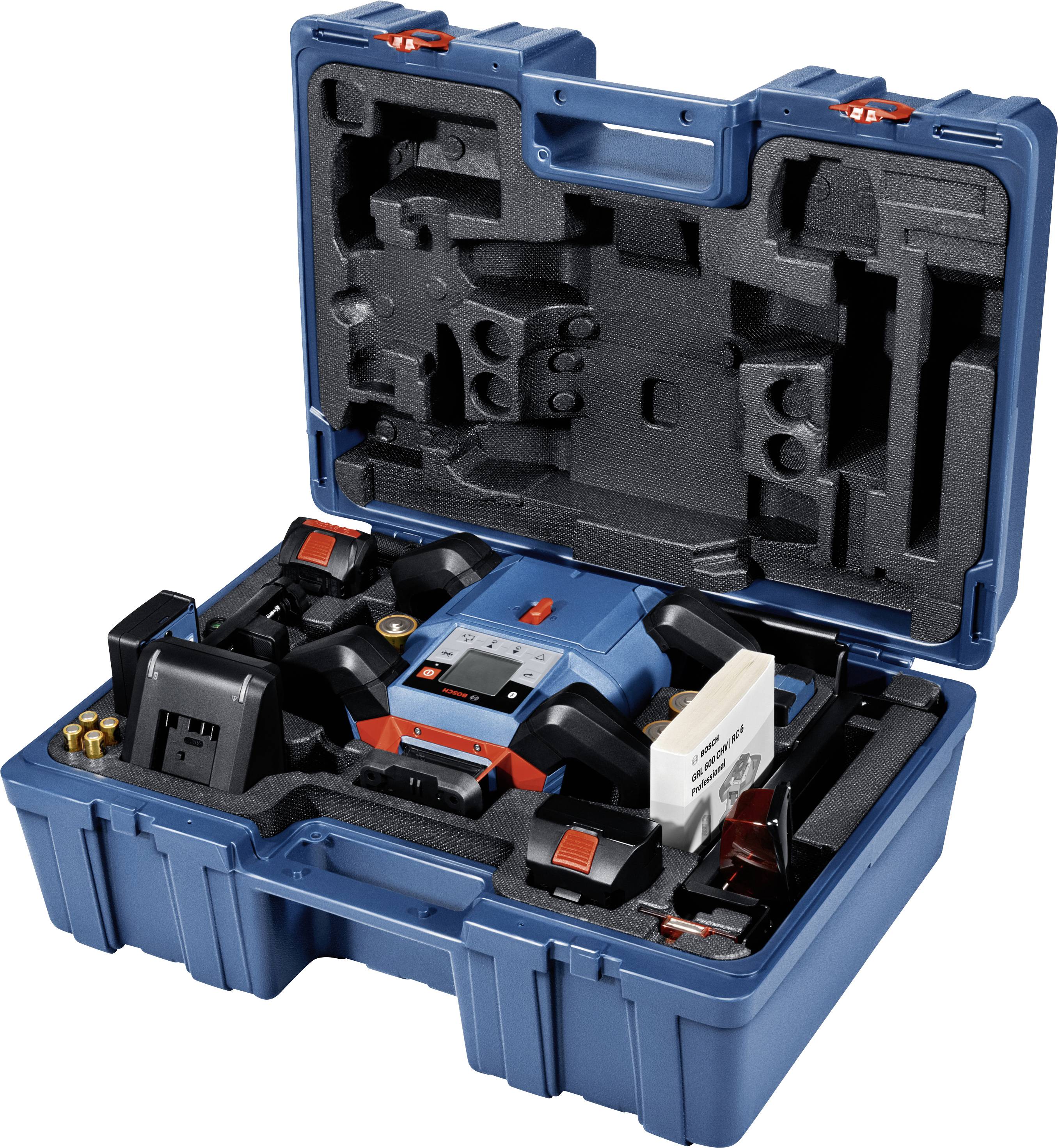 Laser rotatif connecté 18V GRL 600 CHV Professional + 1 batterie Procore 4Ah + chargeur + coffret standard - BOSCH - 060-5