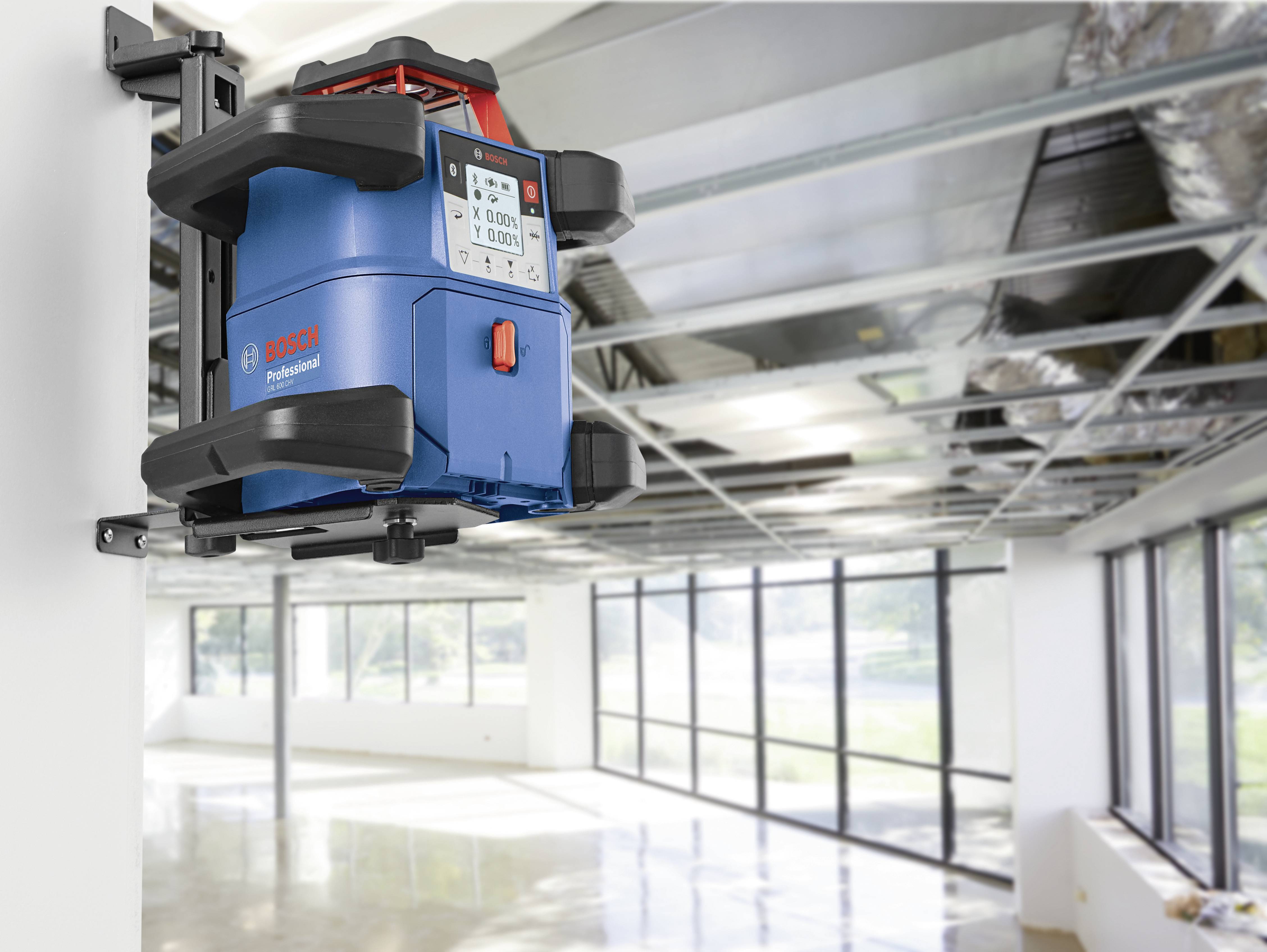 Laser rotatif connecté 18V GRL 600 CHV Professional + 1 batterie Procore 4Ah + chargeur + coffret standard - BOSCH - 060-6
