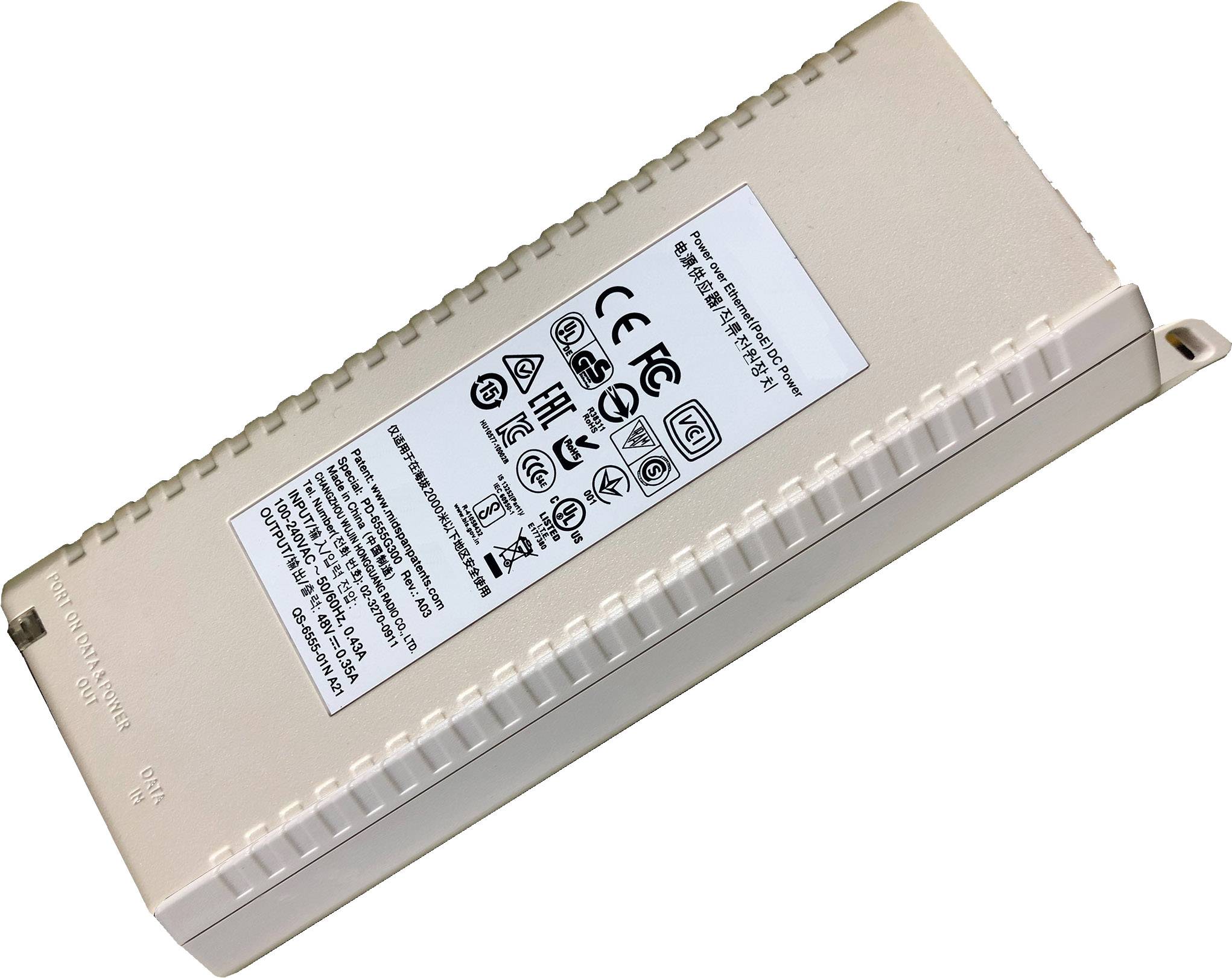 Injecteur PoE HPE - Aruba Aruba Instant On POE 1 GBit/s IEEE 802.3af (12.95 W)-1