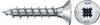 Fischer 670022 Power-Fast II CZF Vis agglo 3 mm 12 mm cruciforme Pozidriv acier étamé par galvanisation 1000 pc(s)