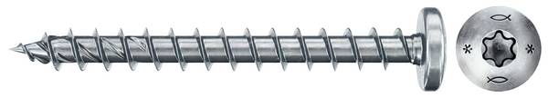 Fischer 670238 Power-Fast II Vis agglo 4 mm 35 mm profil Torx    acier étamé par galvanisation 200 pc(s)