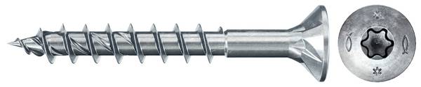 Fischer 670267 Power-Fast II Vis agglo 4.5 mm 35 mm profil Torx    acier étamé par galvanisation 500 pc(s)
