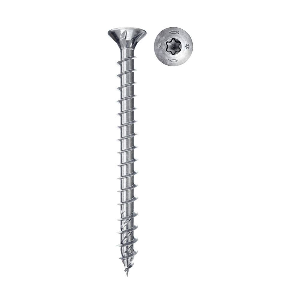 Fischer 670349 Power-Fast II Vis agglo 5 mm 25 mm profil Torx acier étamé par galvanisation 200 pc(s)