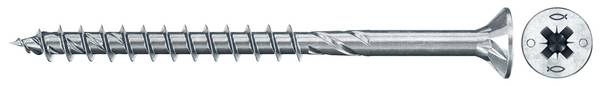 Fischer 670322 Power-Fast II Vis agglo 4.5 mm 70 mm cruciforme Pozidriv    acier étamé par galvanisation 100 pc(s)
