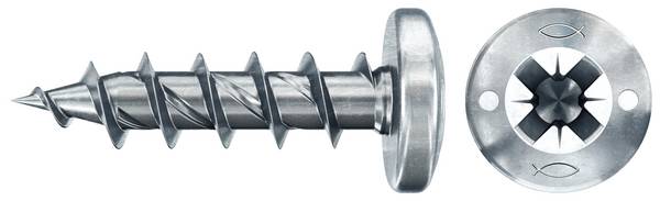 Fischer 670327 Power-Fast II Vis agglo 4.5 mm 16 mm profil Torx    acier étamé par galvanisation 200 pc(s)