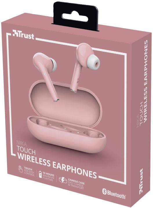 Trust Nika Touch Écouteurs intra-auriculaires Bluetooth rose-5