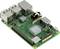 Un Raspberry Pi, un petit ordinateur monocarte avec plusieurs ports USB, une connexion réseau et des broches GPIO pour des projets électroniques.