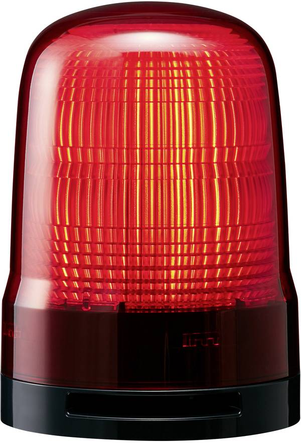 Patlite Avertisseur optique  SL10-M1KTB-R SL10-M1KTB-R rouge rouge feu clignotant 12 V/DC, 24 V/DC 88 dB