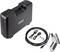 Une valise contenant un endoscope portable, divers câbles et accessoires, adapté pour l'inspection de zones difficiles d'accès.