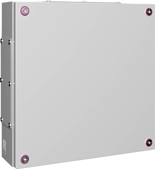Rittal KX 1539.000 Coffret d'installation, Boîtier mural 400 x 400 x 120 Tôle d'acier gris clair 1 pc(s)