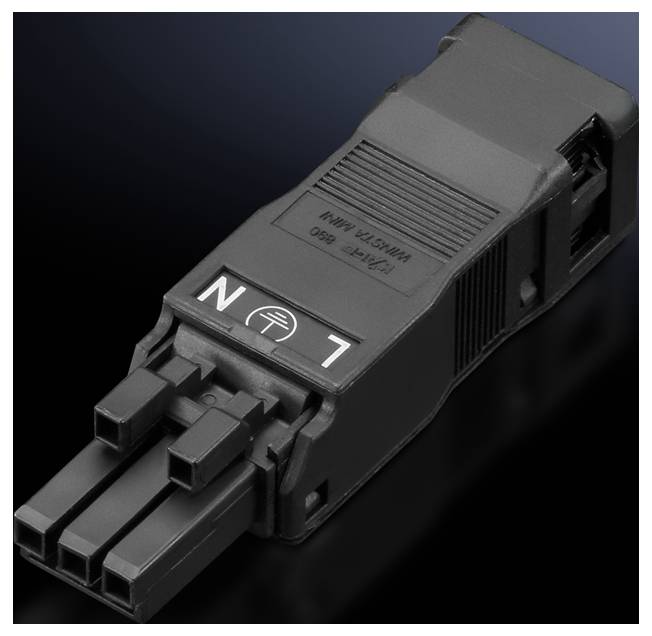 Rittal SZ 2500.600 Élément de connexion 3 pôles (L x l x H) 63.6 x 17.9 x 14 mm 5 pc(s) Piece