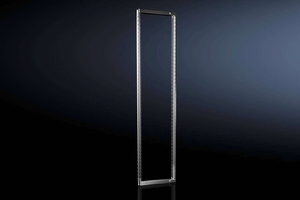Rittal VX 8619.014 Cadre pivotant Tôle d'acier gris (l x H) 482.6 mm x 45 UH 1 pc(s)