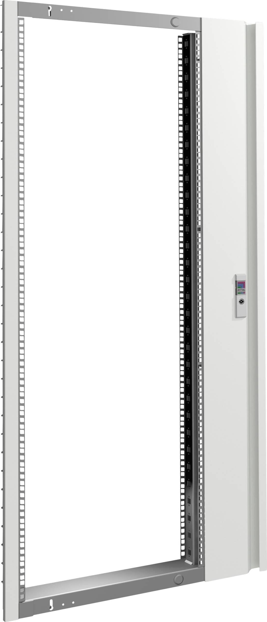 Rittal VX 8619.021 Cadre pivotant avec cache Tôle d'acier gris clair (RAL 7035) (l x H) 482.6 mm x 31 UH 1 pc(s)