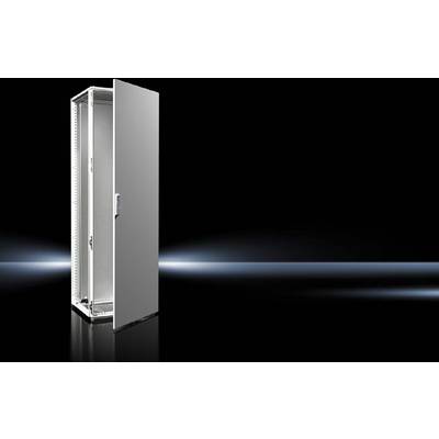 'Armoire électrique unique ouverte sur un fond sombre avec des rayons lumineux symbolisant l'élégance et la fonctionnalité.'