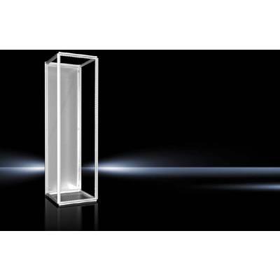 Un cadre métallique argenté vide sur un fond noir, un rayon de lumière provenant de la gauche créant un reflet doux sur le cadre.