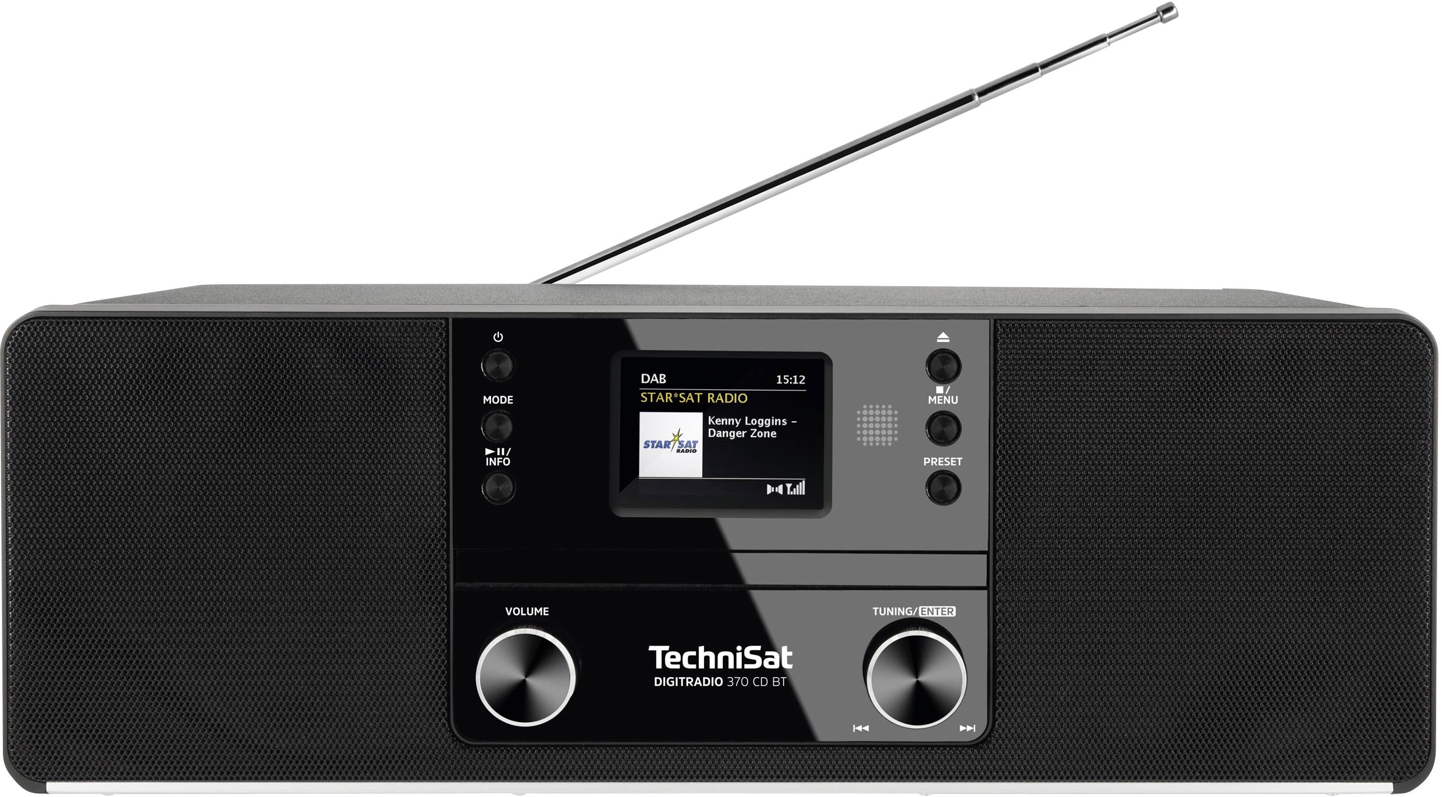 TechniSat DIGITRADIO 370 CD BT Radio-lecteur CD DAB+, FM CD Noir ...