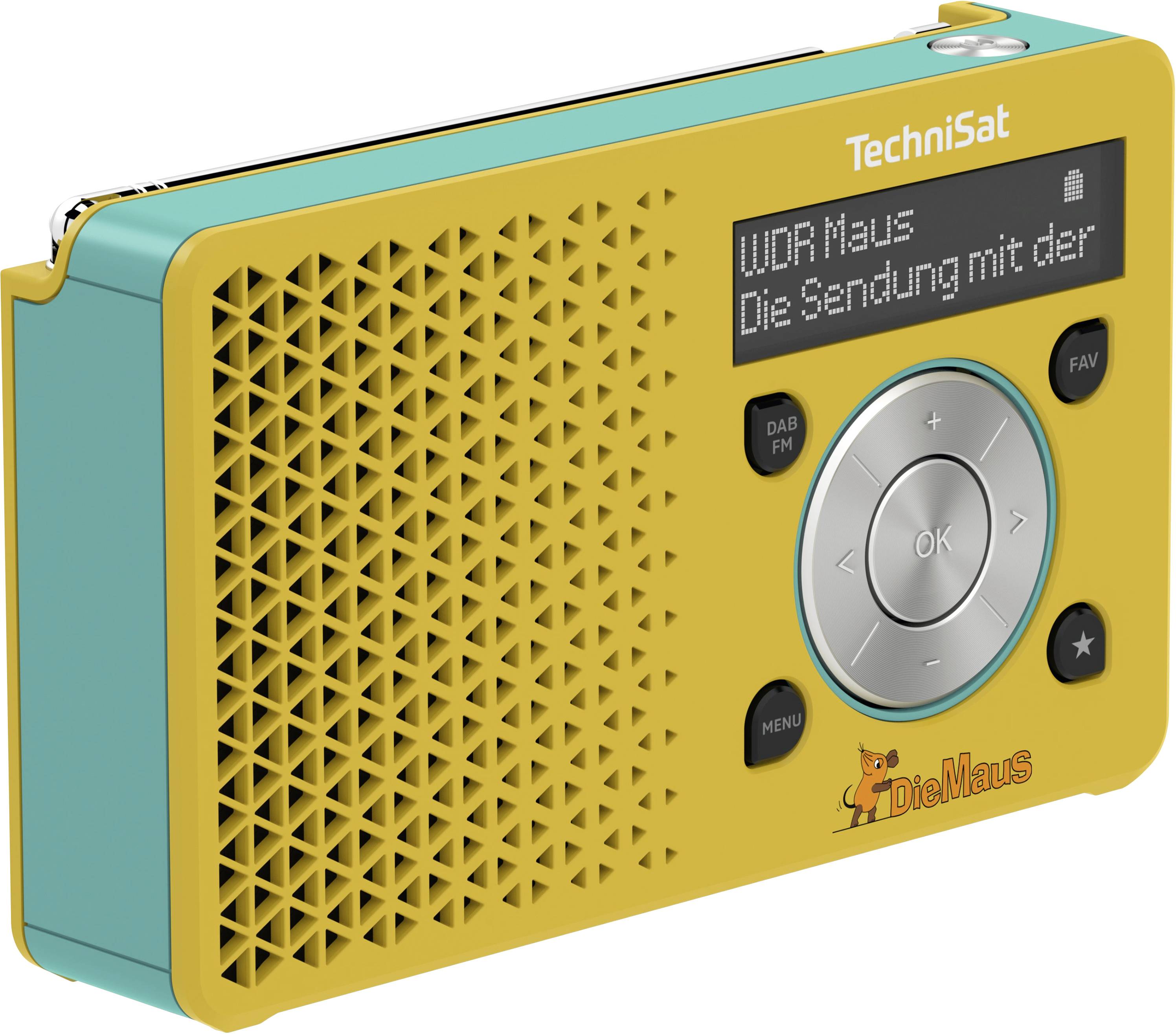TechniSat DIGITRADIO 1 Maus Edition Radio de poche DAB+, FM-3