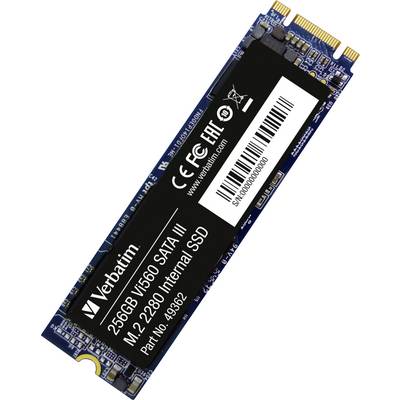 Verbatim Vi560 256 GB SSD interne SATA M.2 2280 M.2 SATA 6 Gb/s au détail 49362